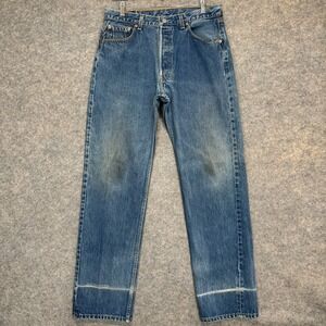 Vintage Levi's 501XX Jeans Mens‎ 36x36 (fits 32x33) Blue Denim Pants USA 90s